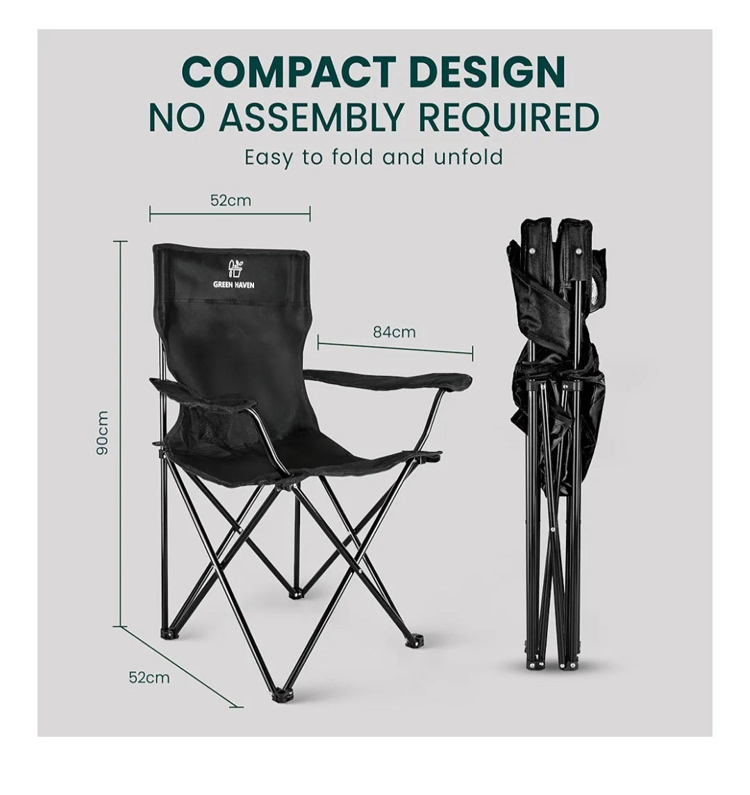Camping Chair with Carrier Case
