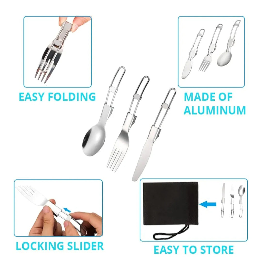 9 Piece Camping Cooking Set